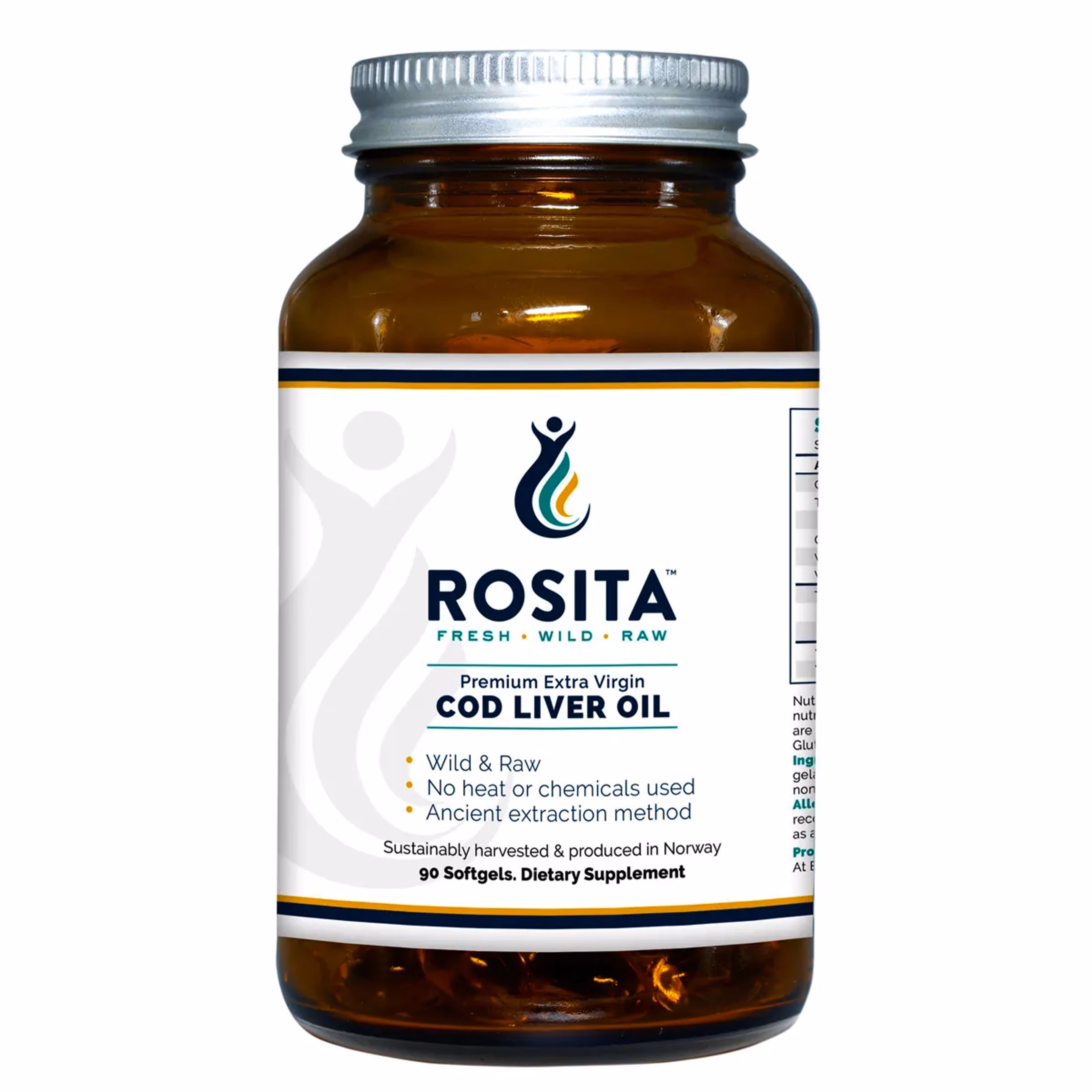 Extra Virgin Cod Liver Oil (EVCLO) Softgels 90 Capsules — image 1 of 5