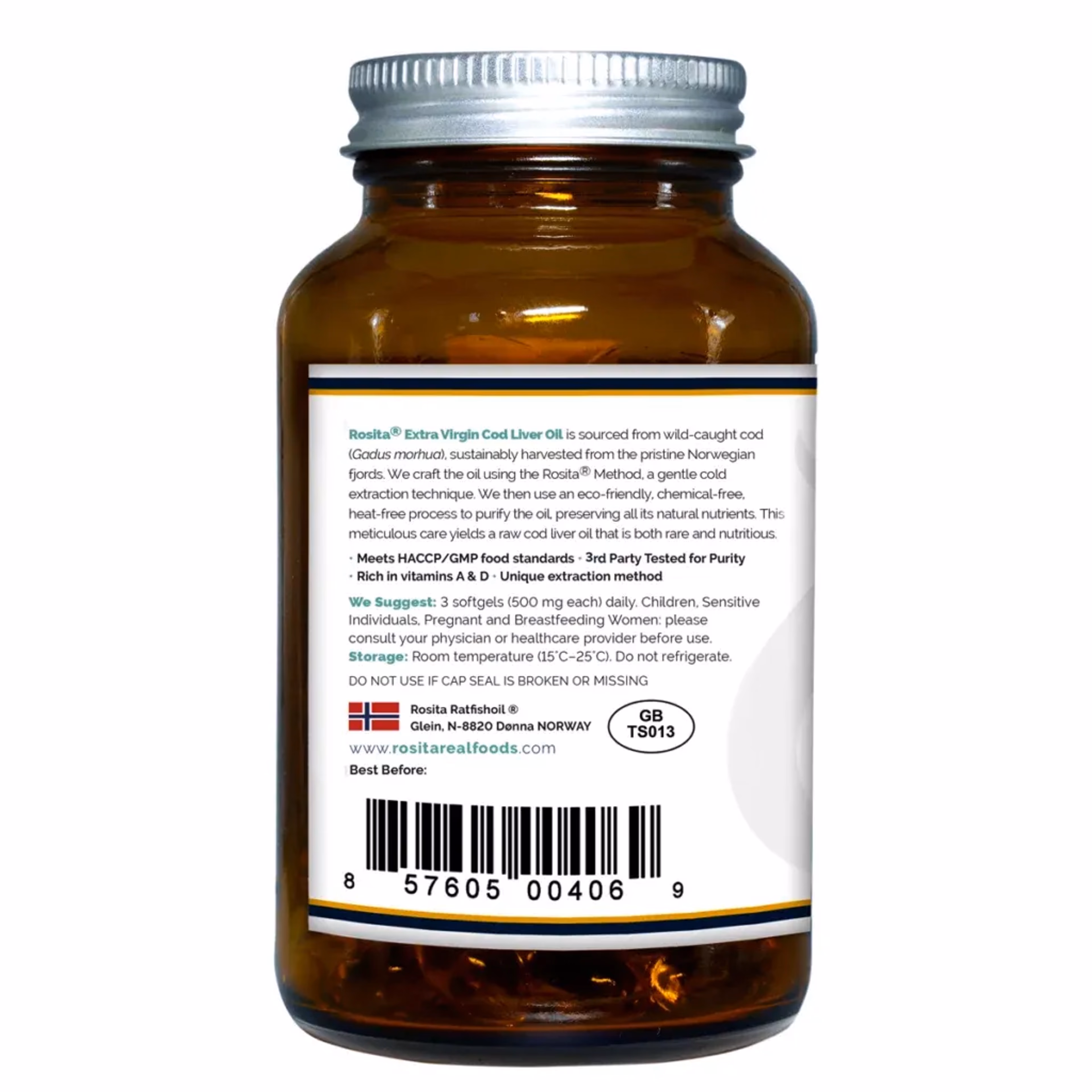 Extra Virgin Cod Liver Oil (EVCLO) Softgels 90 Capsules — image 2 of 5