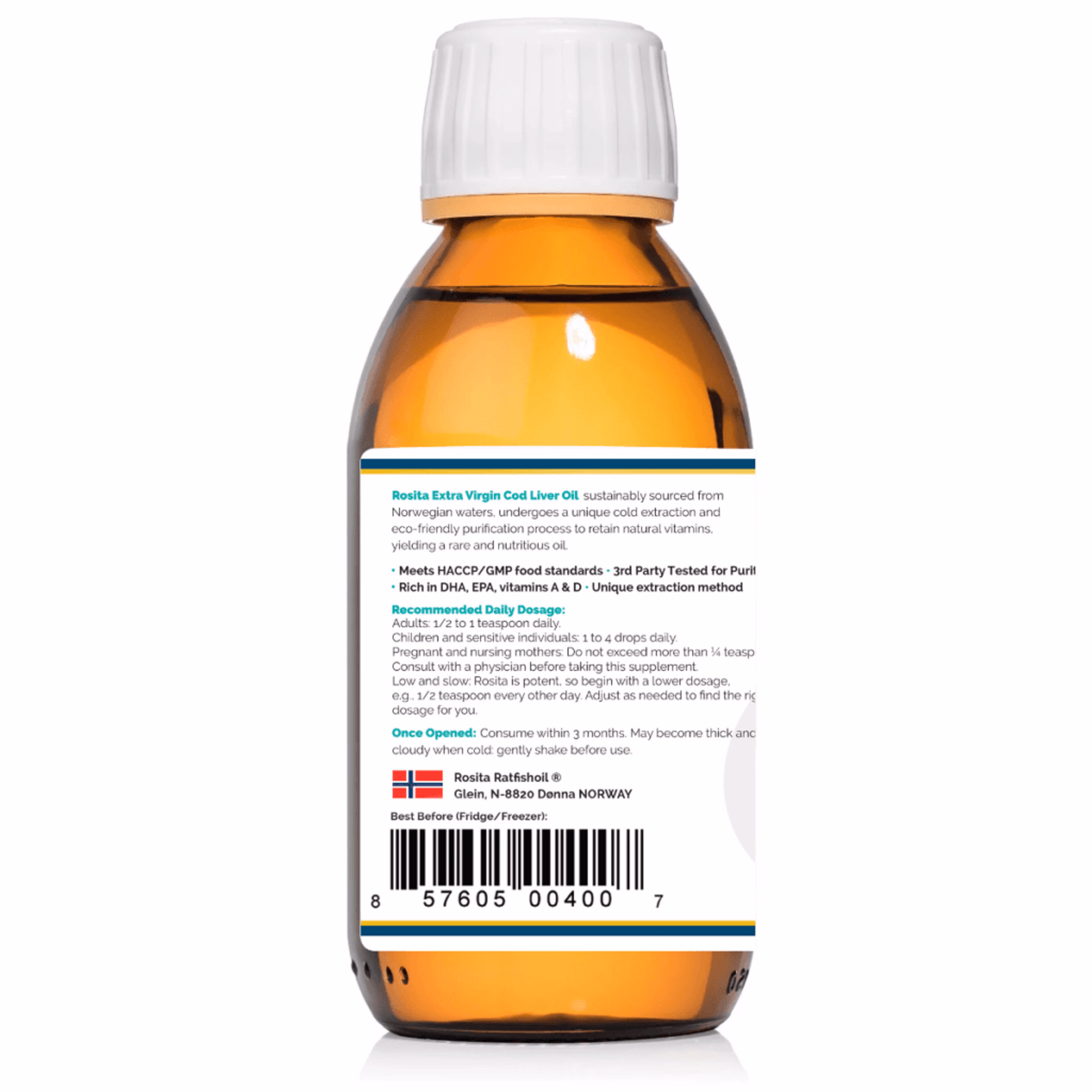 Extra Virgin Cod Liver Oil Liquid 3 Pack — image 3 of 3