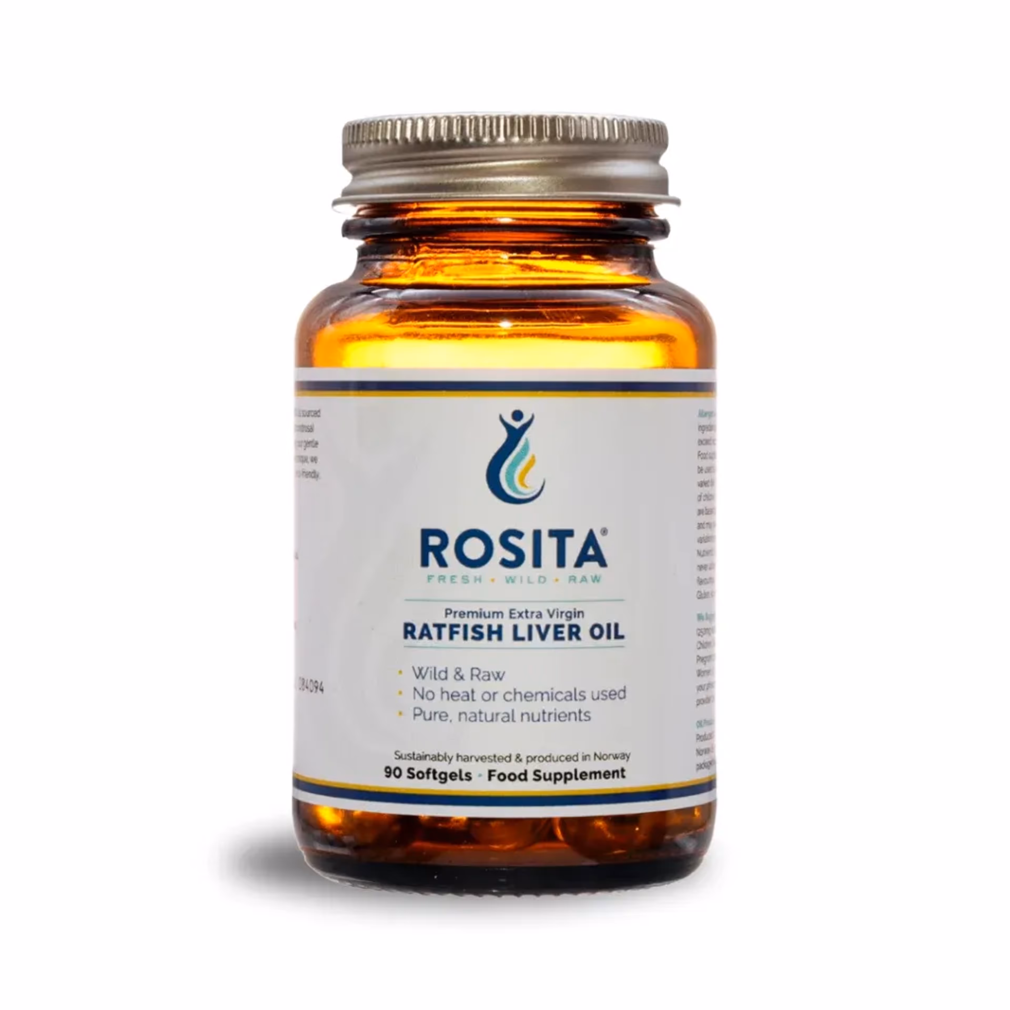 Extra Virgin Ratfish Liver Oil Softgels 90 Capsules thumbnail