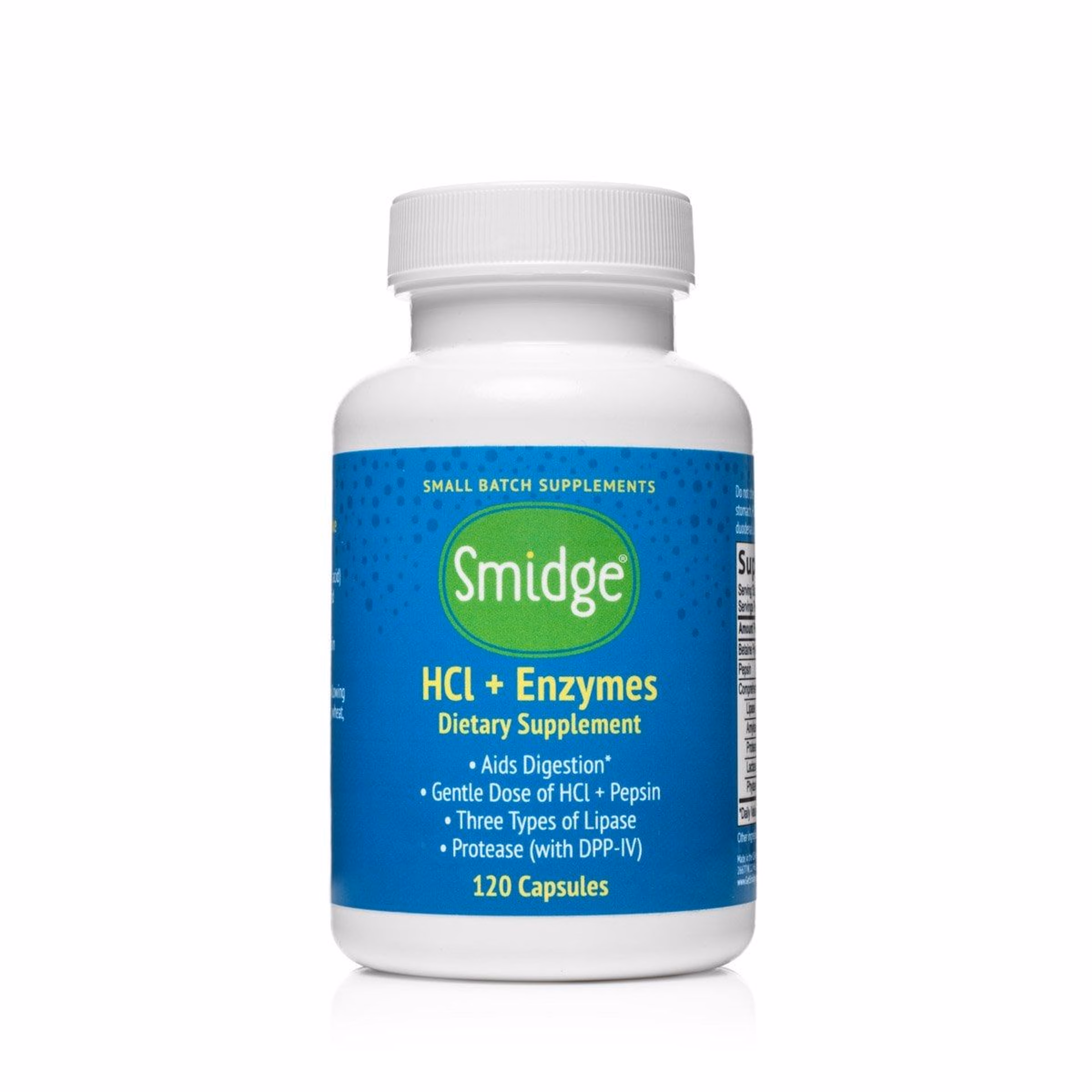 HCl + Enzymes 120 Capsules — image 1 of 2