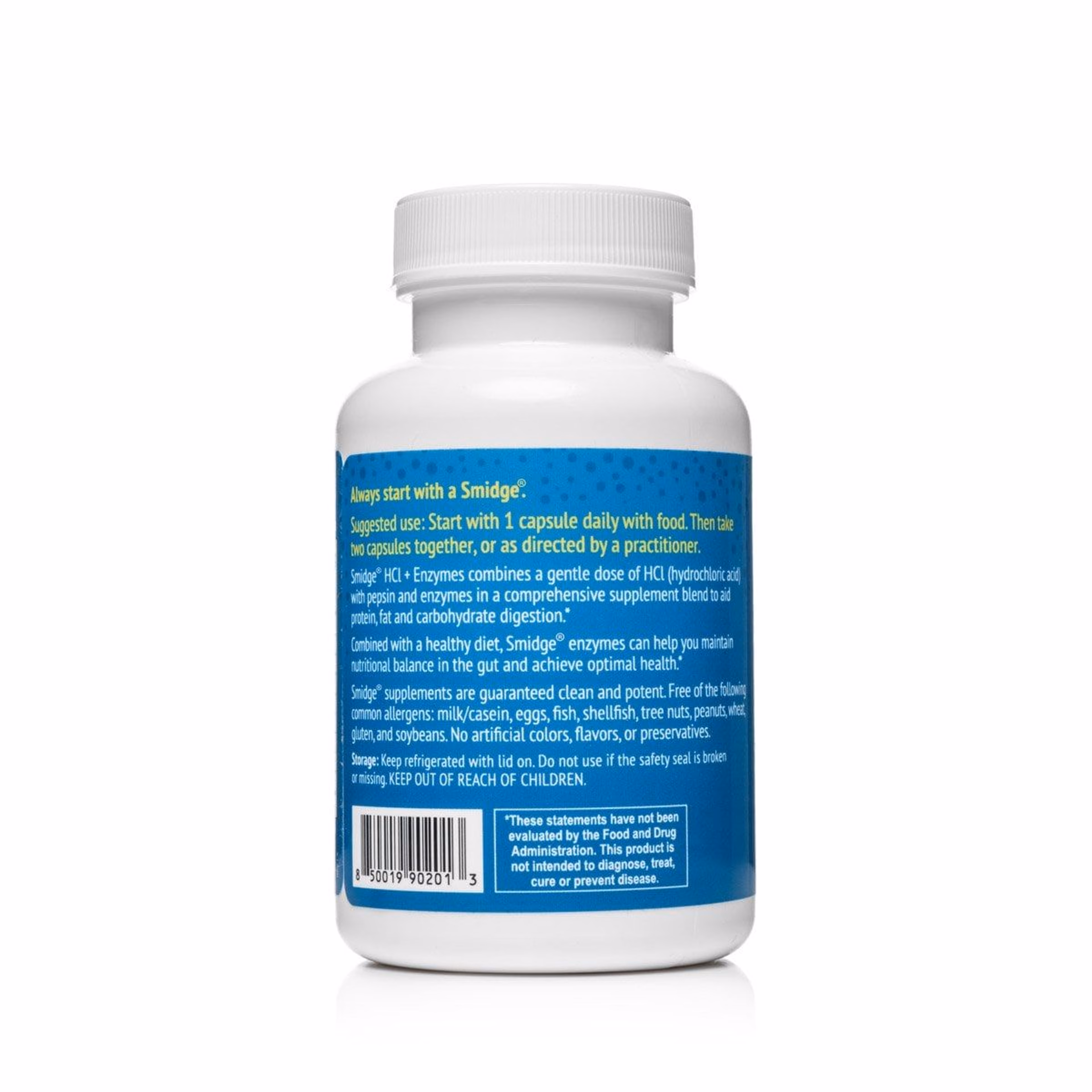 HCl + Enzymes 120 Capsules — image 2 of 2